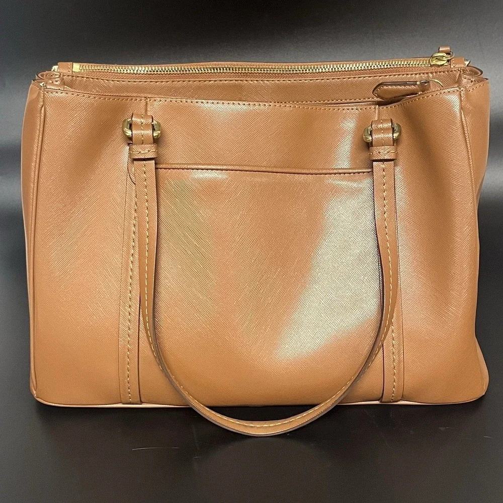 Coach Peyton Jordan Double Zip Carryall Handbag Tote 13